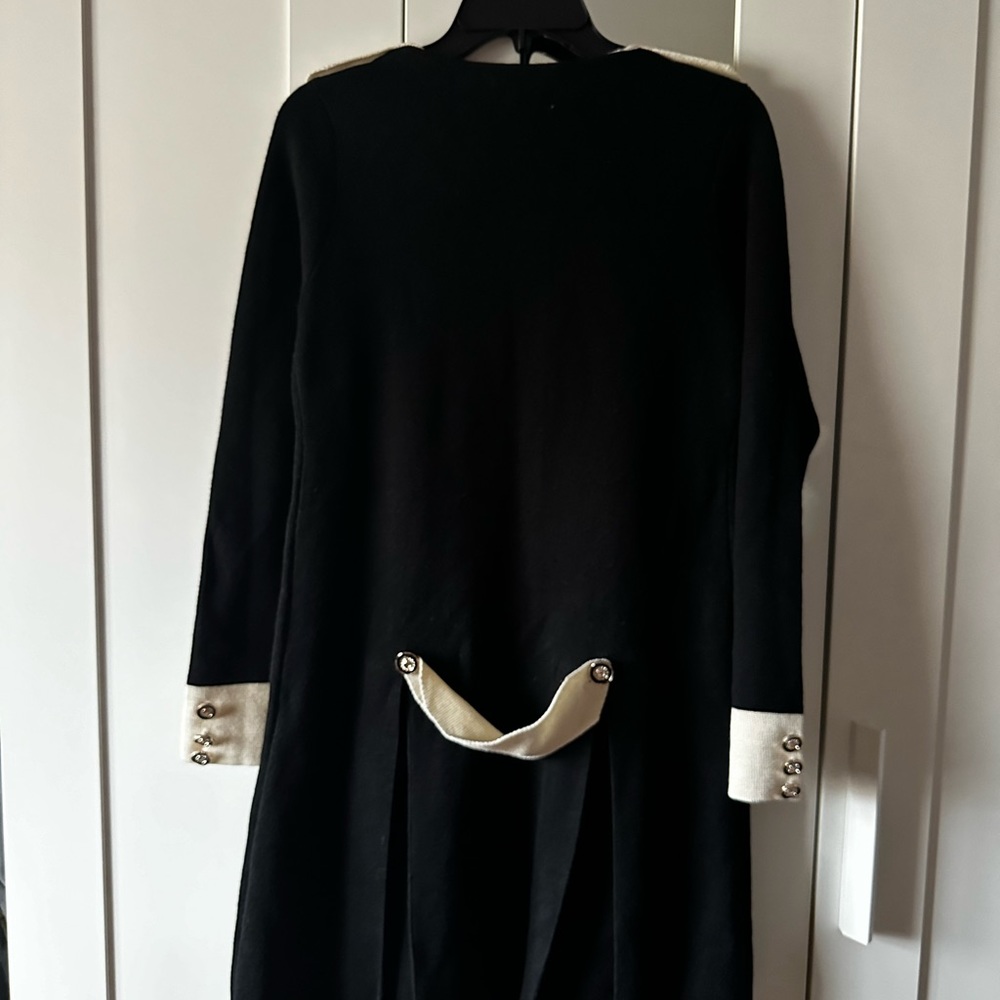 Vintage Moschino Jeans Sweater Knit Black Dress L (fits S/M) - Picture 3 of 13